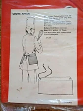 HEAVY DUTY  Cooking Kitchen Restaurant Chef's Apron Vinyl Laminated To Cotton 