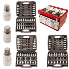 set of 3 cassettes 1/2 xzn hexagonal torx - code bgs5186 KRAFTMANN workshop