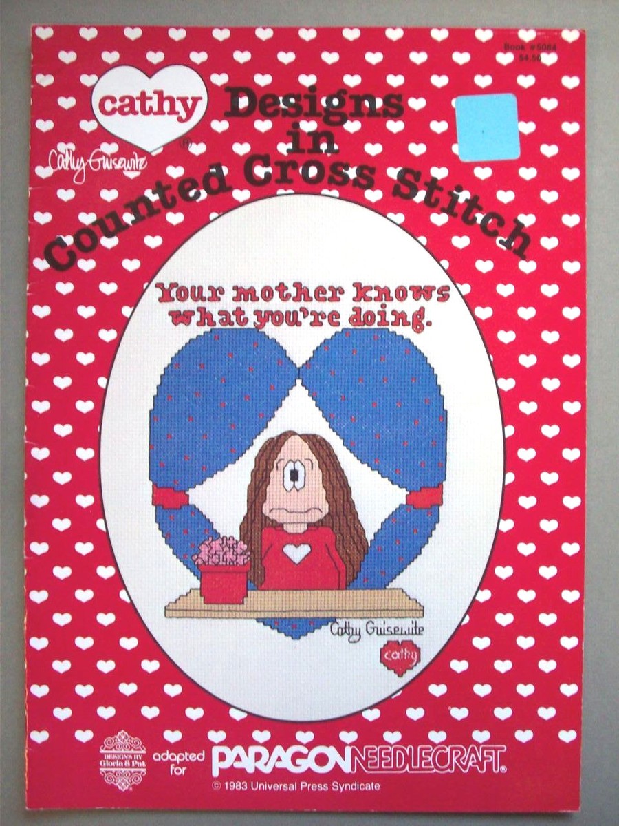 Comic strip Cathy cross stitch pattern | eBay