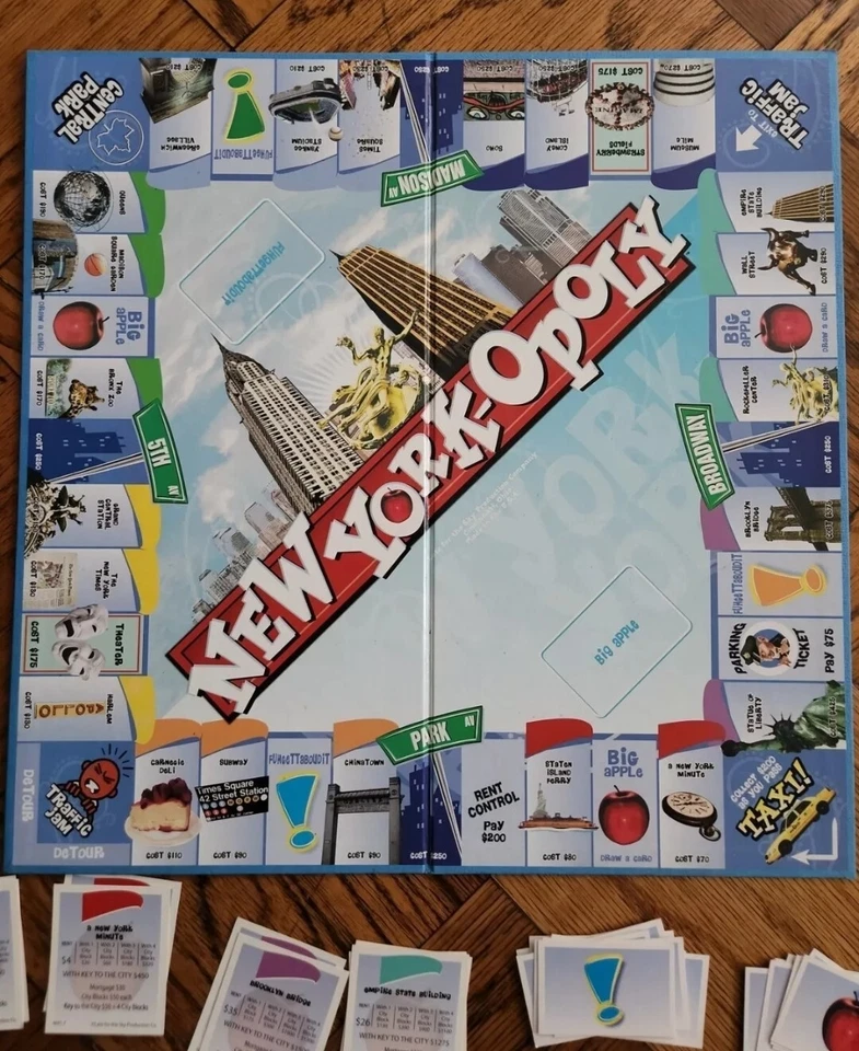 New York-Opoly Monopoly Board Game NYC Souvenir Boardgame Strategy Family Game  - Image 4 of 4