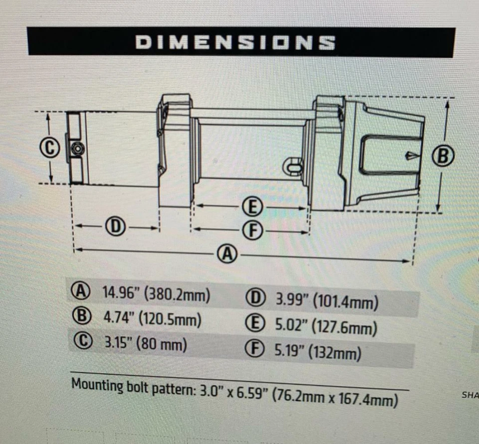 KIT DE CABRESTANTE UTV WARN VRX 4500 PARA TODOS LOS AÑOS JOHN DEERE GATOR XUV 825I Foto 3 de 4