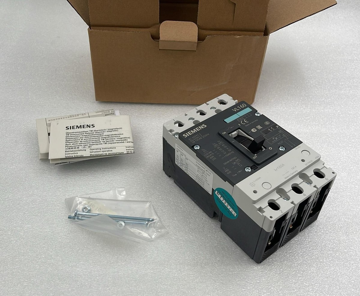 Siemens VL160 circuit breaker 3VL2716-1AA33-0AA0 & Current