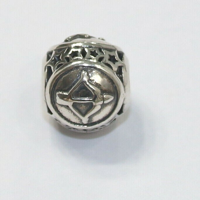 New Authentic Pandora Charm Sagittarius Star Zodiac Sign Sterling