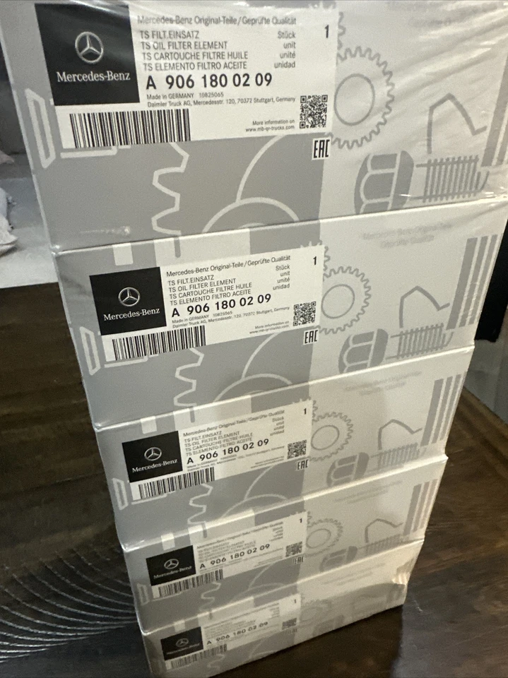 Filtro de óleo diesel genuíno Mercedes-Benz Detroit A9061800209 - Imagem 2 de 4
