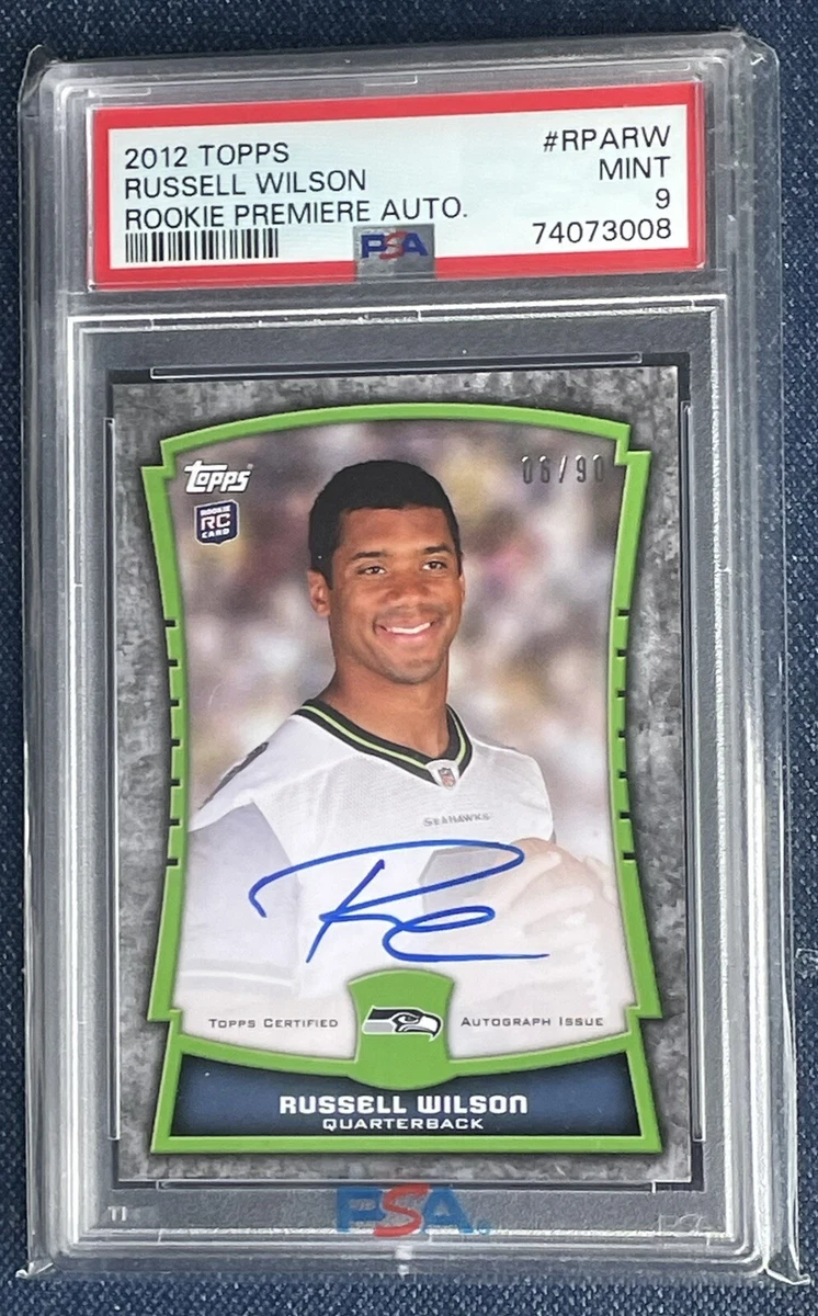 Russell Wilson Autograph Football Trading Cards for sale | eBay