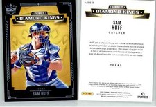Sam Huff 2021 Diamond Kings Debut Diamond Kings Blue Frame Rangers RC