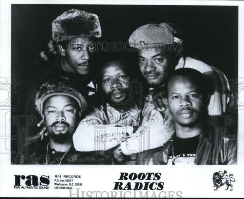 1991 Press Photo Reggae, Dub Band Roots Radics - pip23841 - Afbeelding 1 van 2