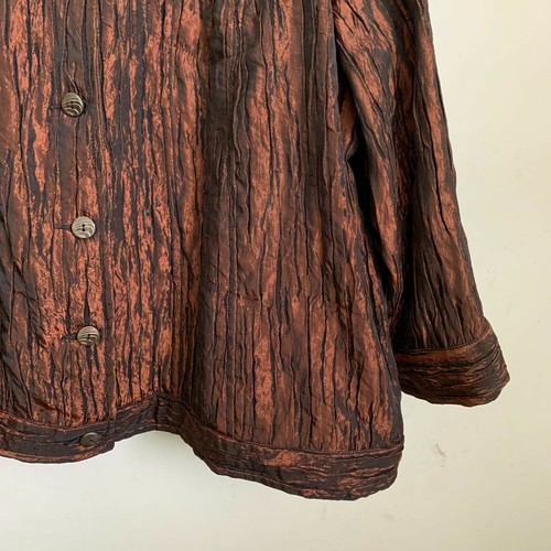 Ruby Rd. Womens Jacket Bronze Textured Design Buttons Pockets 3/4 Sleeve Sz 20W - Picture 7 of 10