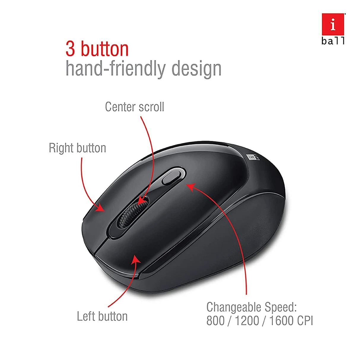 Iball sale mouse wireless
