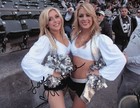 OAKLAND LAS VEGAS RAIDERETTES Signed 8x10 GLOSSY PHOTO NFL CHEERLEADERS!!!