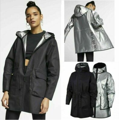 Nike Sportswear Tech Pack Woven Jacket Women's Sizes Oil Grey AR2843 080 NEW