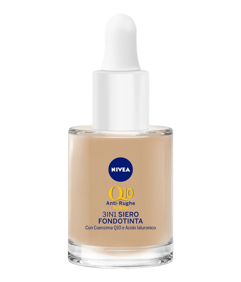 3 PZ NIVEA Q10 ANTIRUGHE POWER 3IN1 SIERO FONDOTINTA 01 LIGHT MEDIUM VISO 30ML - Image 3 of 4