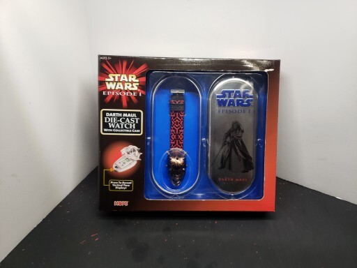 1999 Star Wars Episode 1 Darth Mal Die-Cast Watch w