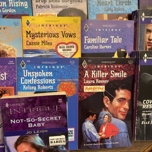 Harlequin Intrigue Romance Huge Lot Of 26 Paperback Novels Assorted Mix - Picture 6 of 10