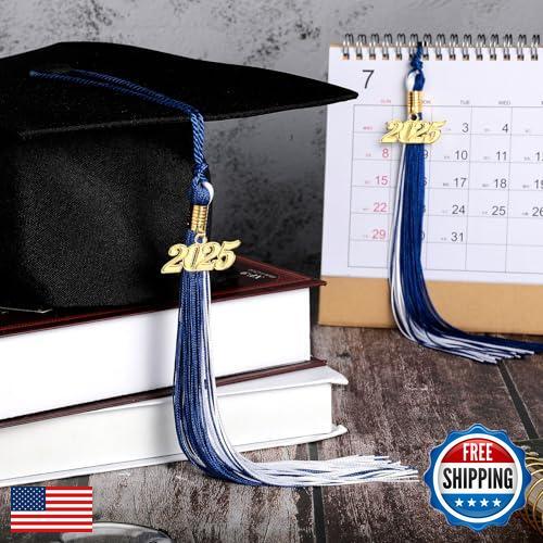 Yaomiao 14 Pieces 2025 Year Charm Graduation Tassel Academic Graduation Hat T - Picture 3 of 5