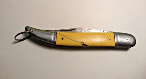 Sabre Barlow Vintage Pocket Knife Folding Hunting Japan Mid Century FREE SHIP