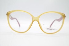 Vintage Viennaline 1402 Brown Red Oval Glasses Eyeglass Frame NOS
