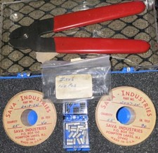 Sava Industries Vintage Crimping Tool Kit Wire, Fittings, Crimper Plier USA 🇺🇸