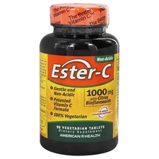 American Health 1000 Mg Ester-C with Citrus Bioflavonoids, 90 Vegetarian Tablets