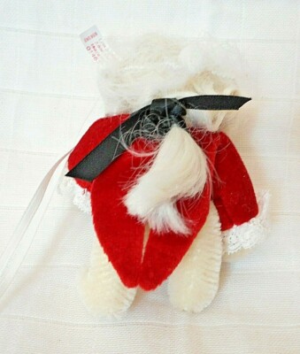 Steiff Teddy Mozart-Ornament 656392 9cm 2000er Aufl. v.2006 KF Steiff Teddy Mozart-Ornament 656392 9cm 2000er Aufl. v.2006 KF