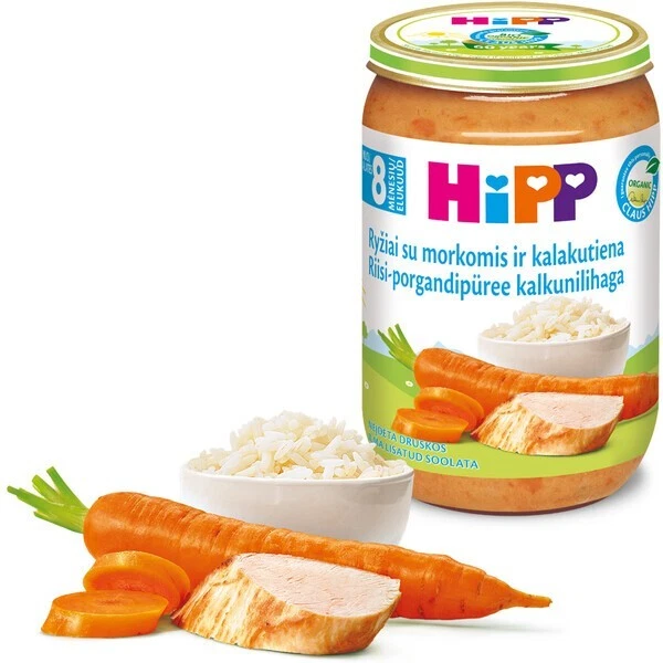 HiPP Jarred Baby Food - Pescado, carne de res y verduras Best-Seller 6 frascos - 8+ meses Foto 3 de 4
