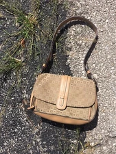 villager brown handbag
