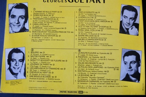 GEORGES GUETARY GEORGES GUETARY COMPLILATION 2-LP PATHE (1976) NM FRANCE CHANSON - Picture 5 of 7