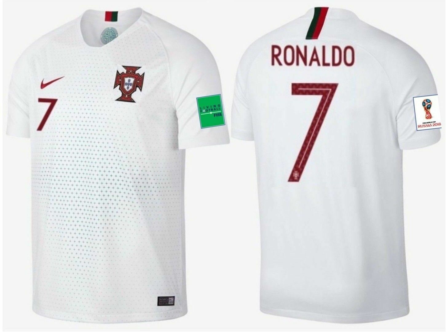 Egetræ Udover Relaterede NIKE CRISTIANO RONALDO PORTUGAL AWAY JERSEY FIFA WORLD CUP 2018 | eBay