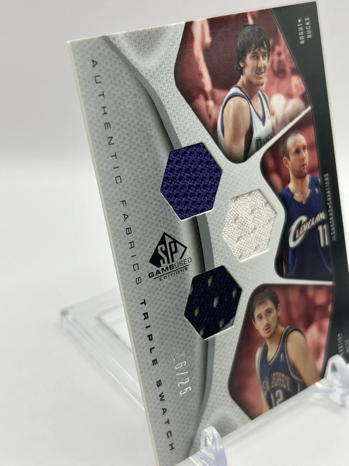 2006-07 SP Game Used Edition /25 Andrew Bogut Zydrunas Ilgauskas Nenad Krstic - Image 2 of 4