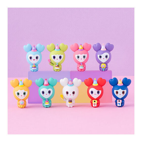 TWICEグッズ TWICE LOVELYS Machiboke Capsule Toy Mascot Figure Japan Total 9