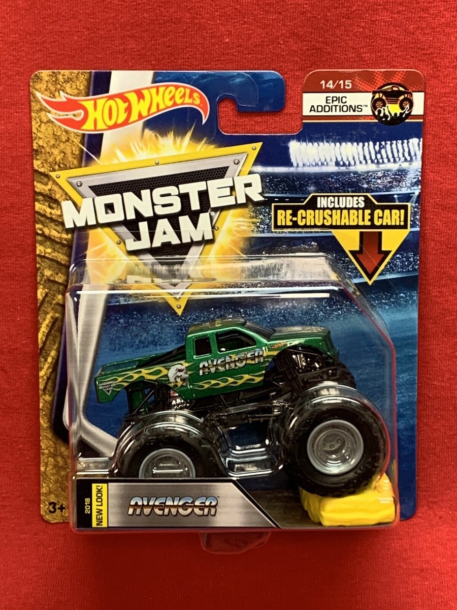 AVENGER Monster Truck #14/15 Hot Wheels MONSTER JAM NEW item W