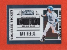 2019 Elite Extra Edition Michael Busch COLLEGE TICKET  Card #CT-MB