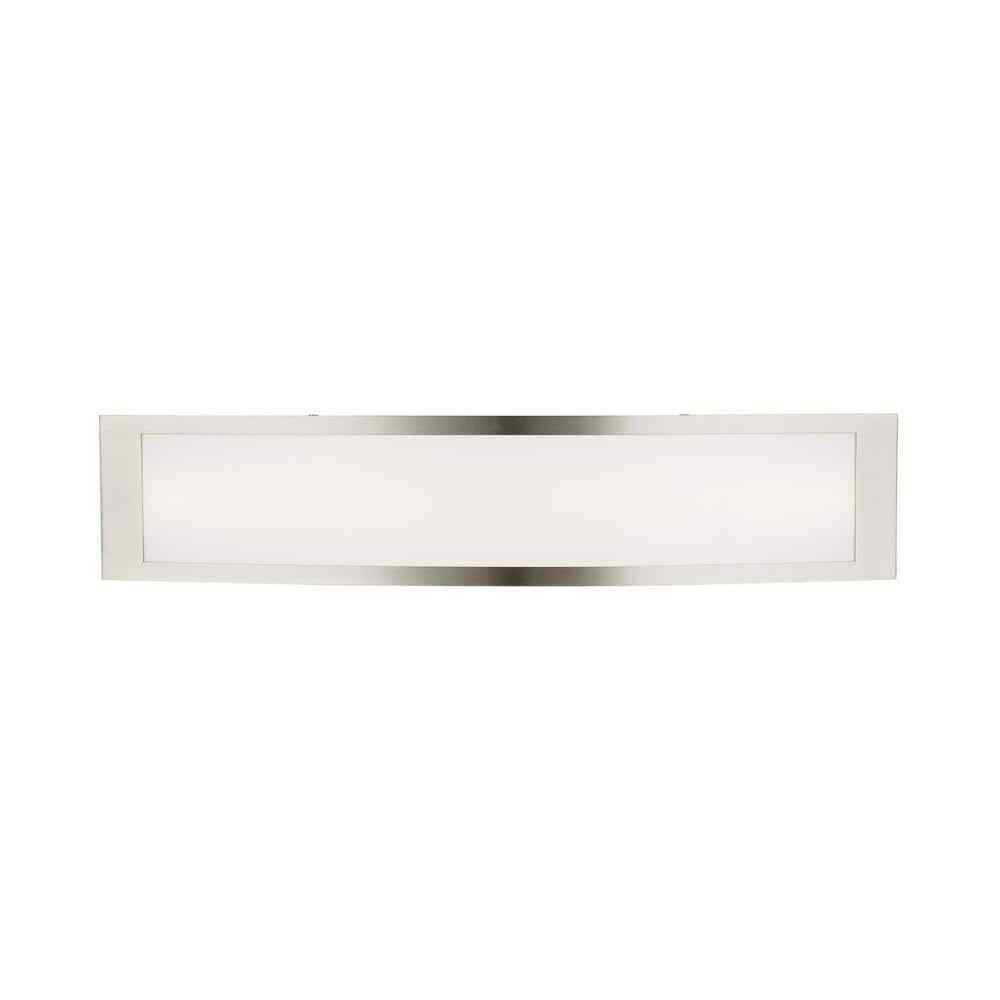 Hampton Bay Woodbury 24.5 in. Brushed Nickel Linear LED Vanity Light