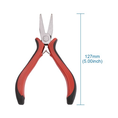 1PC Jewelry Pliers Flat Nose Pliers Polishing Black 2016 NEW DIY Tool 127mm - Picture 9 of 10