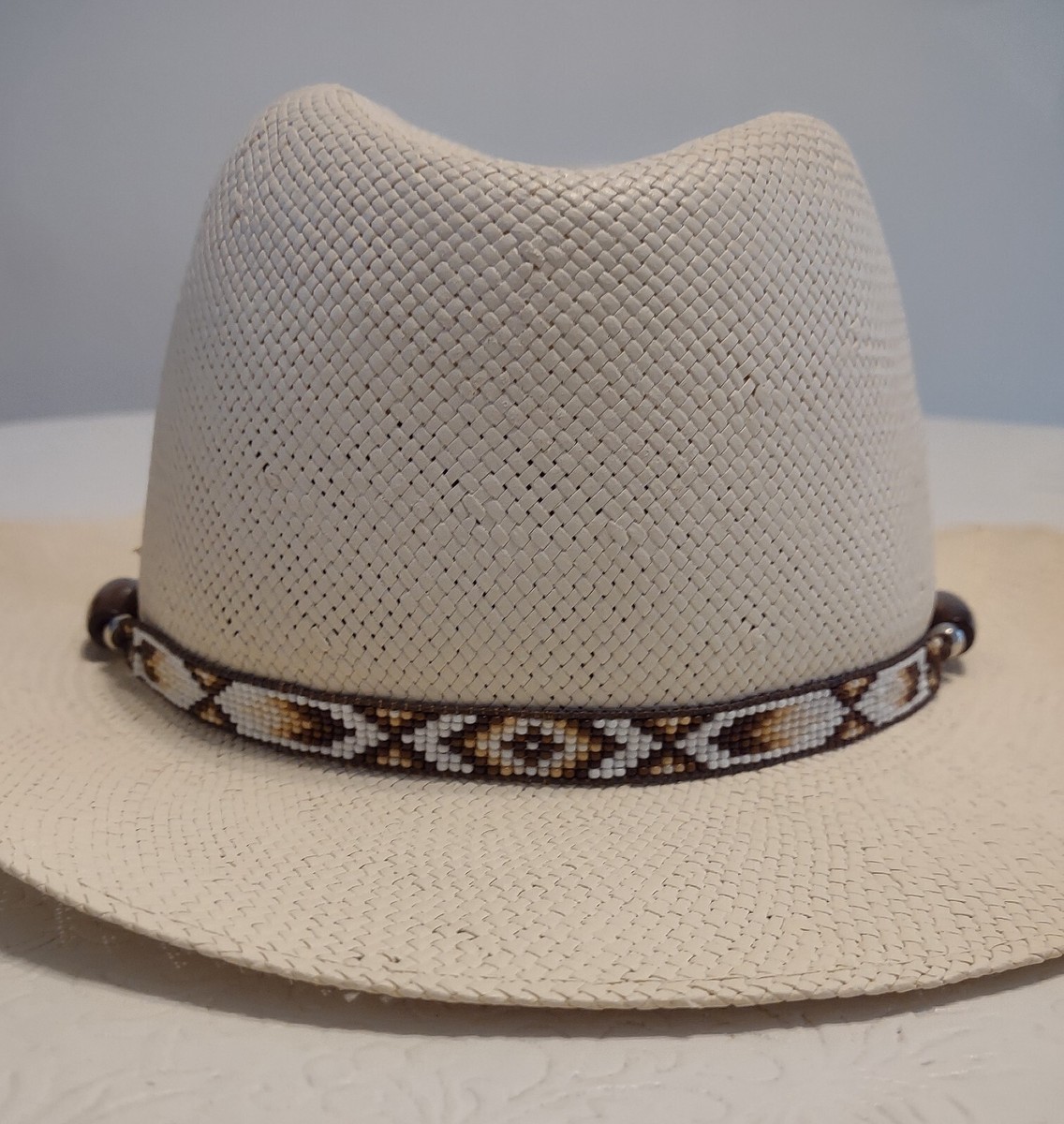 Western Native American Style Hand-Beaded Hatband | eBay display picture 1