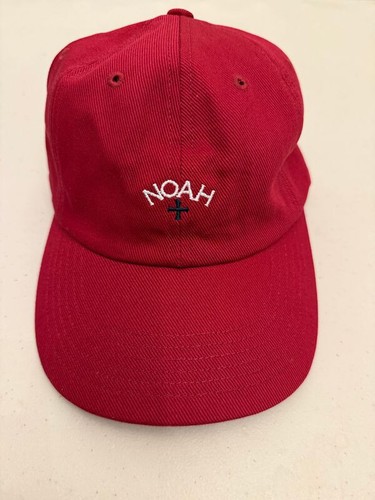 Noah NY core logo Dark Rose Red cap !!! supreme palace kith stussy - Picture 1 of 2