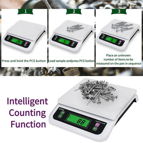 Commercial Food Scales, 66LB 30kg Large Digital Kitchen Scale, for Baking Del... - Picture 5 of 6