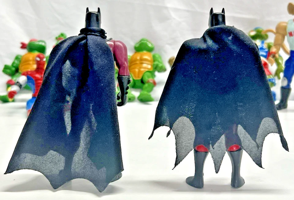 *VTG* 1980s- 1990s Action Figure 9 Piece Lot TMNT Batman Spider-Man Biker Mice - Image 4 of 4