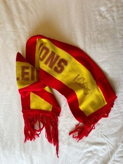 LEICESTER LIONS SPEEDWAY Vintage speedway scarf c1980