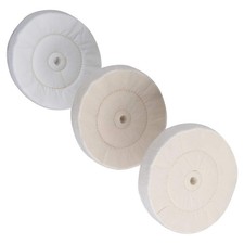 Buffing Polishing Wheel 3-Step Fine Cotton 60 Ply / Soft Flannel 40 Ply /...