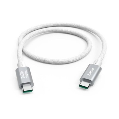 HAMA Ladekabel USB-C - USB-C, 240W, ''Full-Featured'', USB 3.2 #1907351
