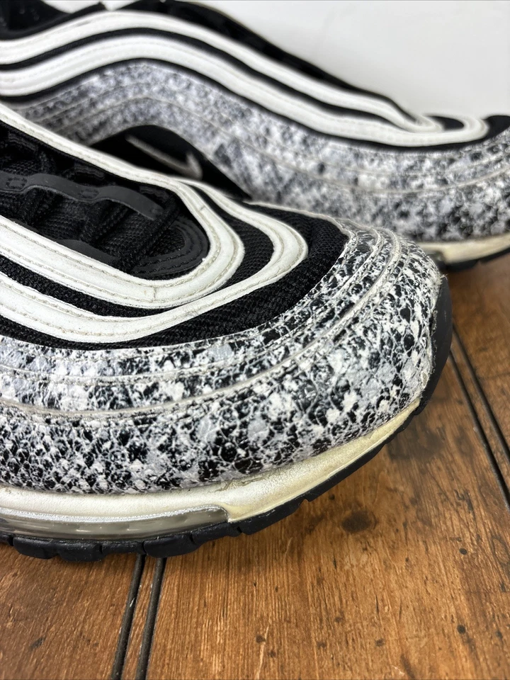 Mujer Nike Air Max 97 Tenis Cacao Serpiente Piel Estampado Negro CT1549-001 Talla 12 Foto 4 de 4