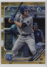 2019 Bowman Mega Box Gold Mojo Refractor 41/50 Brewer Hicklen #BCP-72 13iq