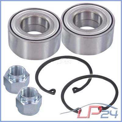 2x KIT ROULEMENT DE ROUE AVANT GAUCHE+DROIT POUR PEUGEOT 106 2 1996- 206 1998- - Photo 1/4