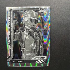 Charles Leclerc 2025 Topps Chrome F1 Black Raywave Refractor GP Winner #108
