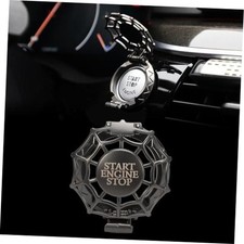 Car Push Start Button Cover Universal for Car Motorcycle Press Engine Black
