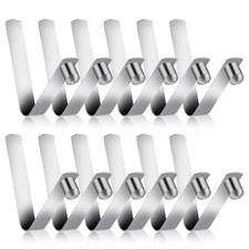 12 PCS Tent Pole Clips 8mm Stainless Steel Spring Snap Kayak Paddle Pin