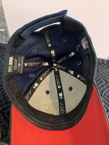 New England Patriots AFC NFL New Era 9Forty Men’s Adjustable Strapback Hat - Picture 4 of 8