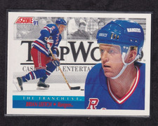 1991-92 Score Canadian - The Franchise Brian Leetch #363 Bilingual