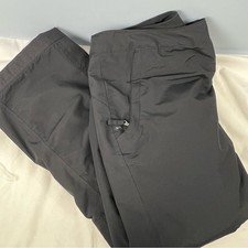 Land  s End Women  s Snow/Ski Pants Black Size Large 14/16